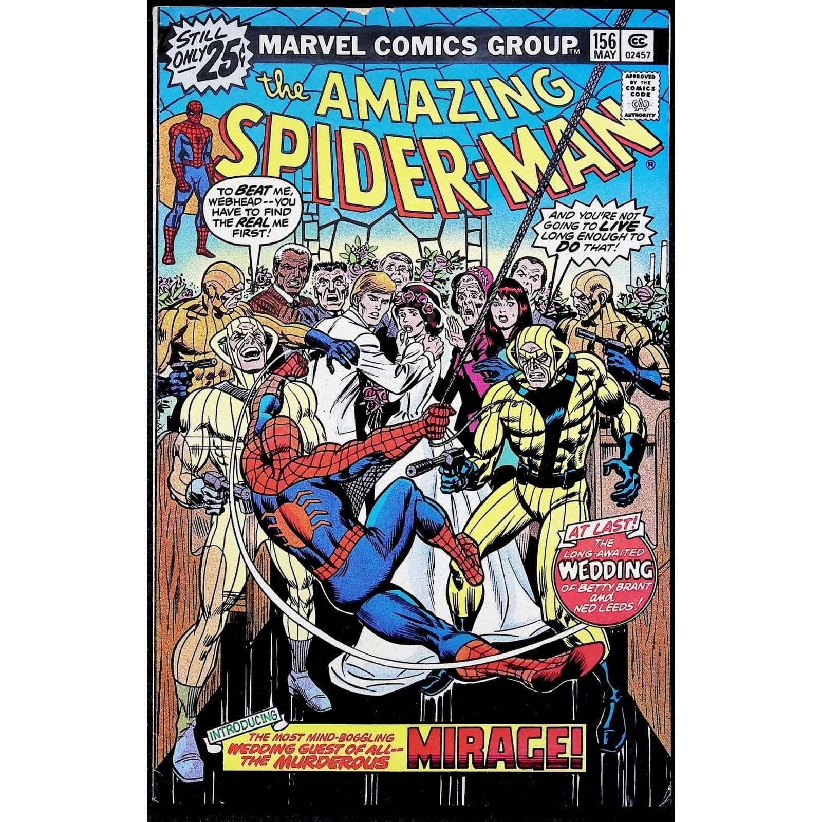Amazing Spider-Man 2x Comic Lot Marvel Comic #156 290 Wedding Mirage - Thumbnail 2