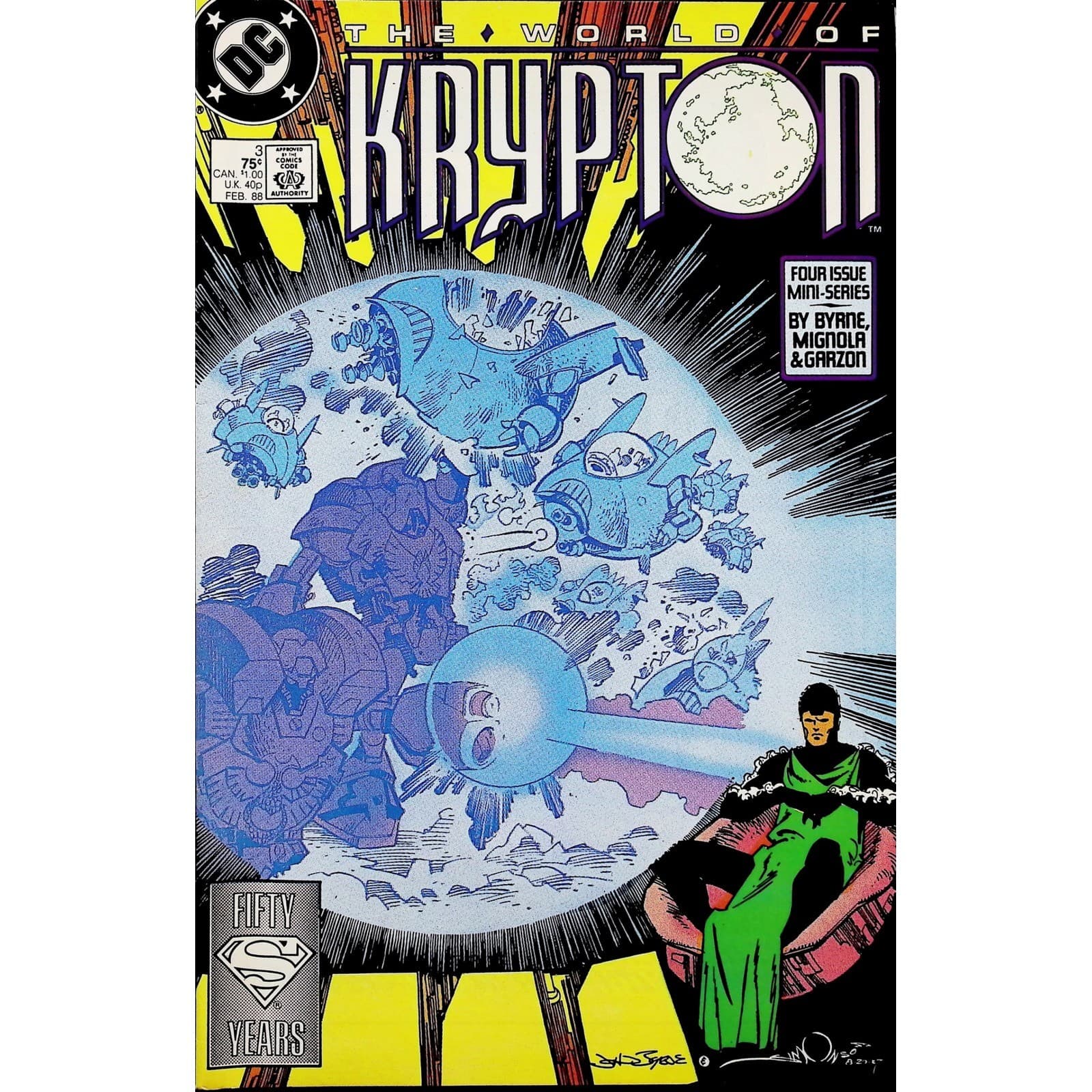 DC Comics The World of Krypton 1-4 Complete Mini-Series 1987 4x Lot - Thumbnail 4