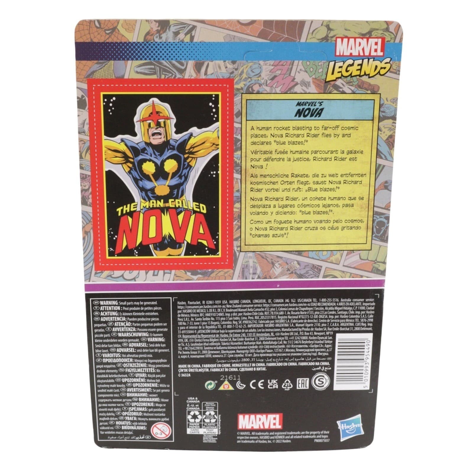 Marvel Legends The Man Called Nova Action Figure Kenner Hasbro New Sealed Carded - Thumbnail 2