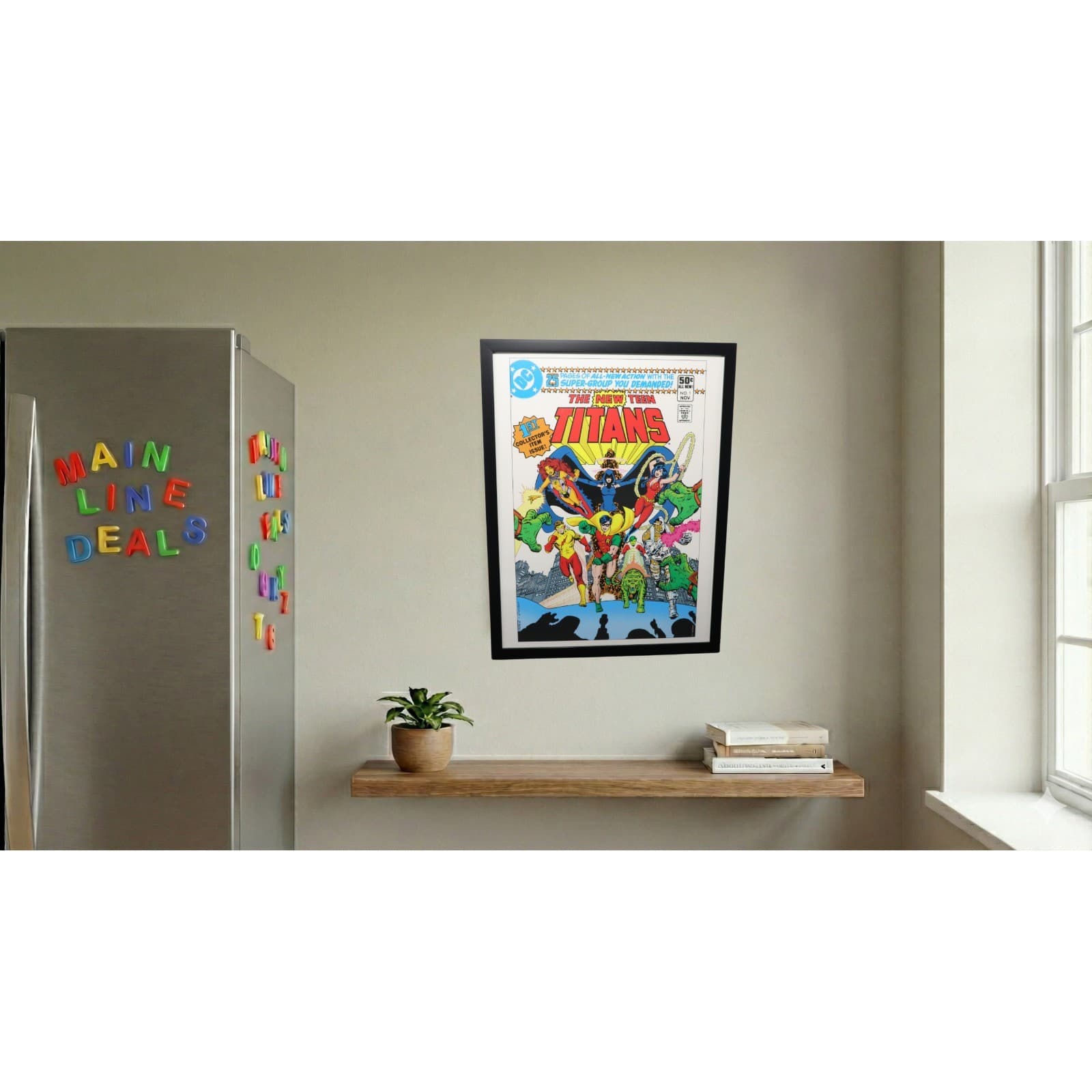 New Teen Titans #1 Framed 12x16 Comic Cover Art by George Pérez | DC Comics - Thumbnail 2