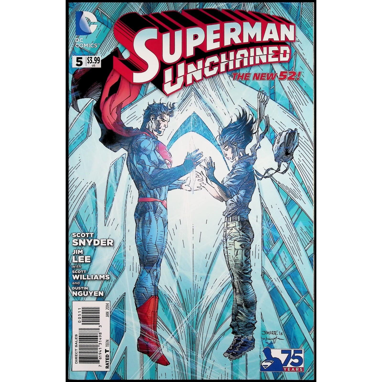 Superman Unchained 8X Comic Lot #1 2 3 5 6 7 8 9 New 52 DC - Thumbnail 7