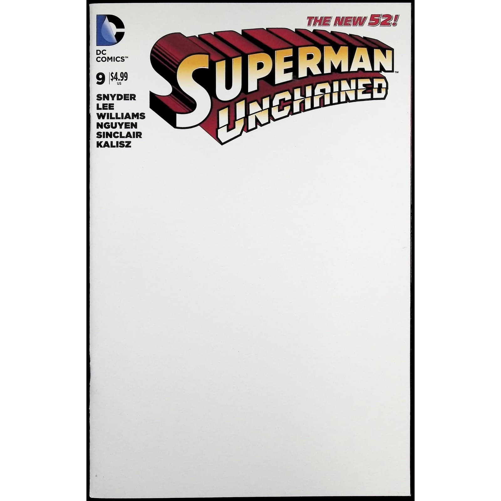 Superman Unchained 8X Comic Lot #1 2 3 5 6 7 8 9 New 52 DC - Thumbnail 15