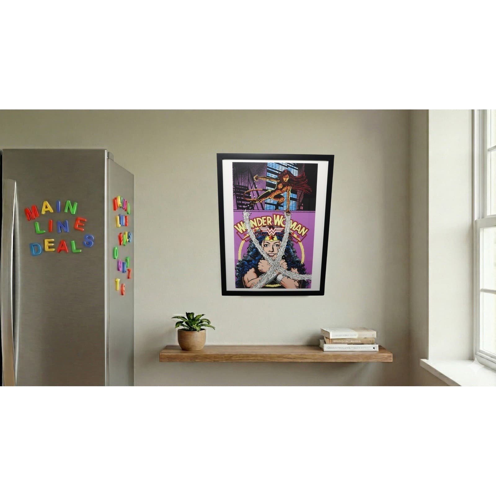 Wonder Woman Framed 12x16 Comic Cover Art by George Pérez | DC Comics - Thumbnail 3