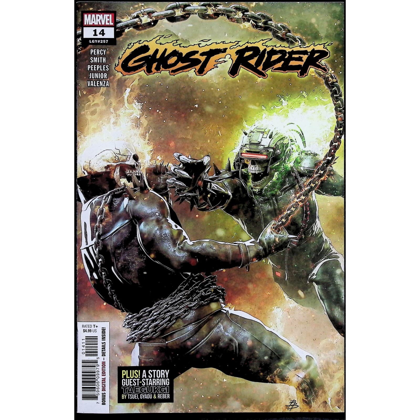 Ghost Rider 3X Comic Lot #14 21 19 Modern Copper Age Marvel - Thumbnail 2