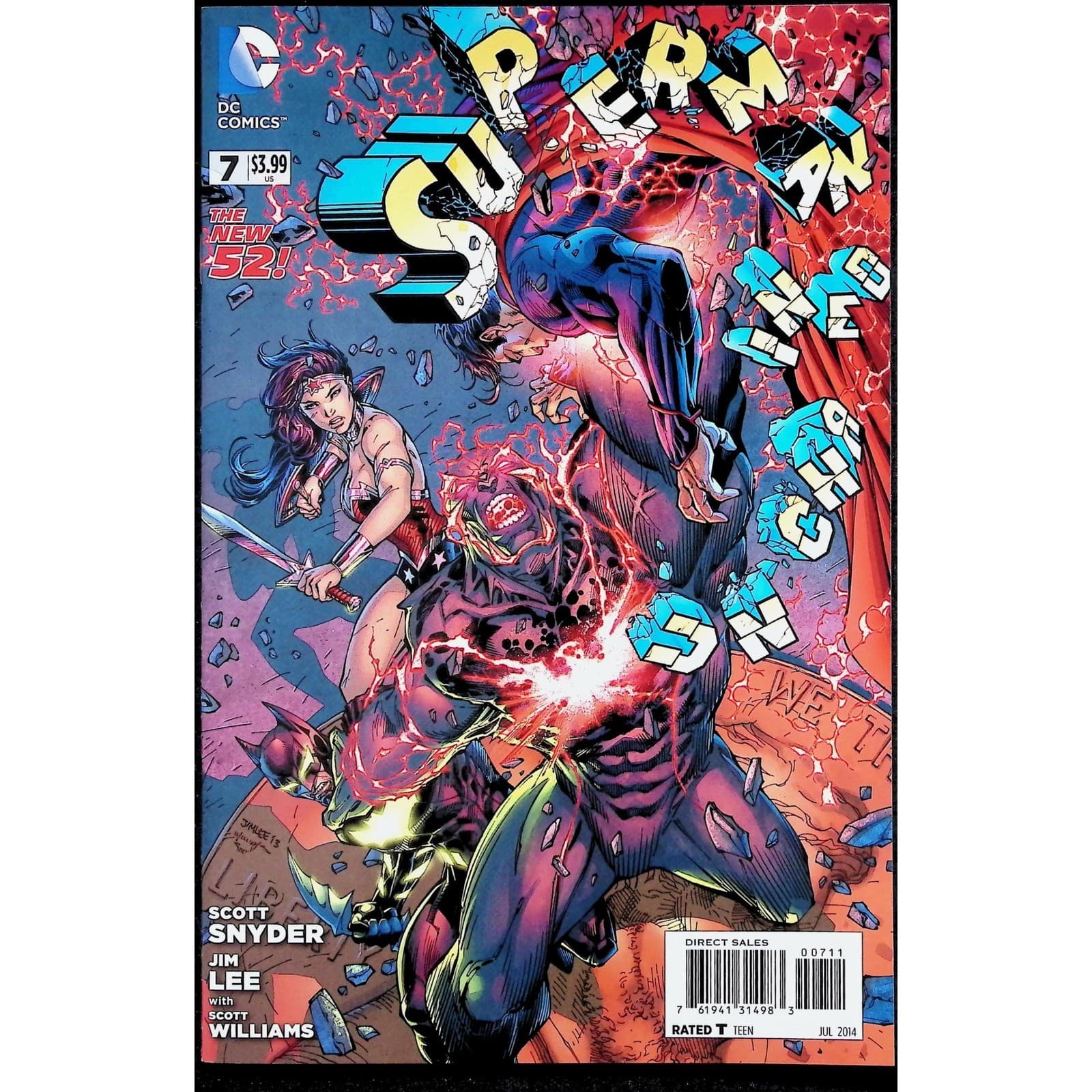 Superman Unchained 8X Comic Lot #1 2 3 5 6 7 8 9 New 52 DC - Thumbnail 11