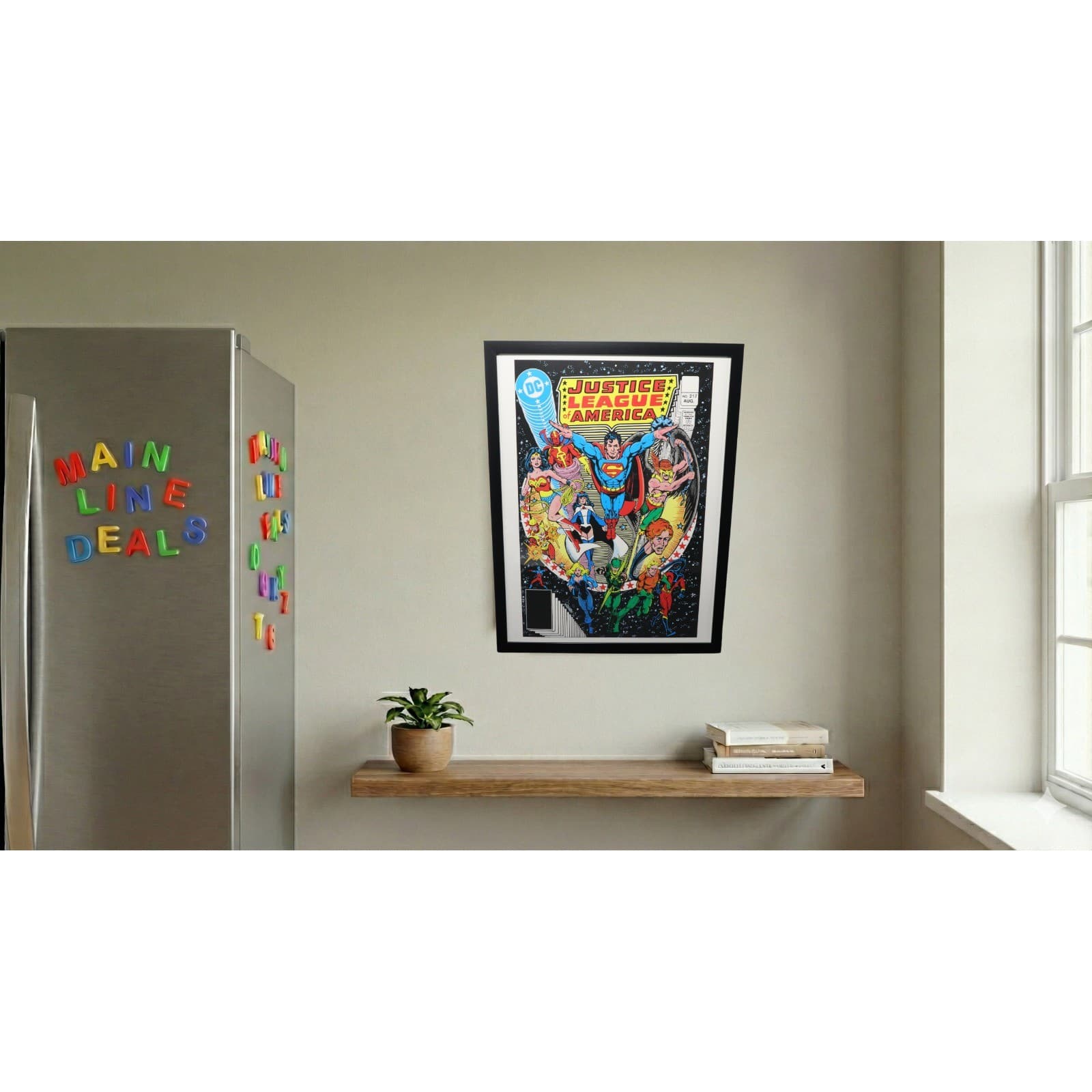 Justice League of America #217 Framed 12x16 Cover Art George Pérez | DC Comics - Thumbnail 2