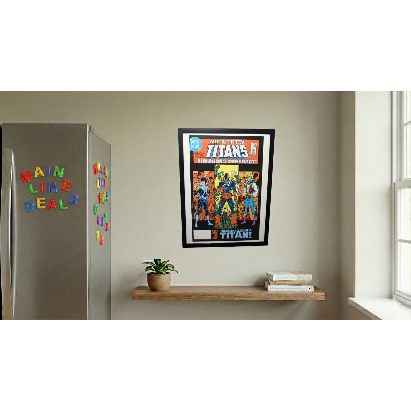 Tales of the Teen Titans #44 Framed 12x16 Judas Contract Art Pérez | DC Comics - Thumbnail 2