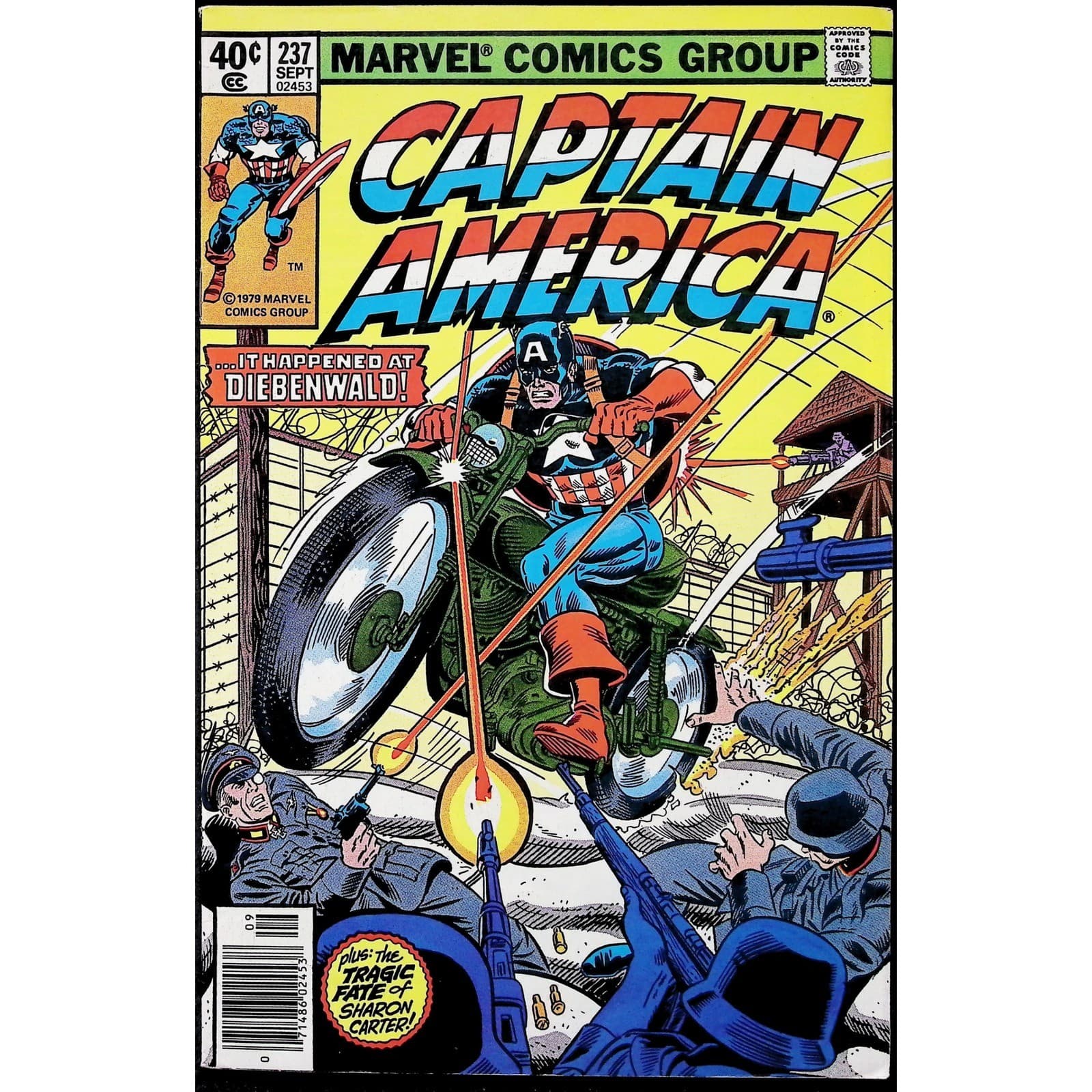 Captain America 2X Comic Lot #237 238 Death of Sharon Carter Newsstand Marvel - Thumbnail 2