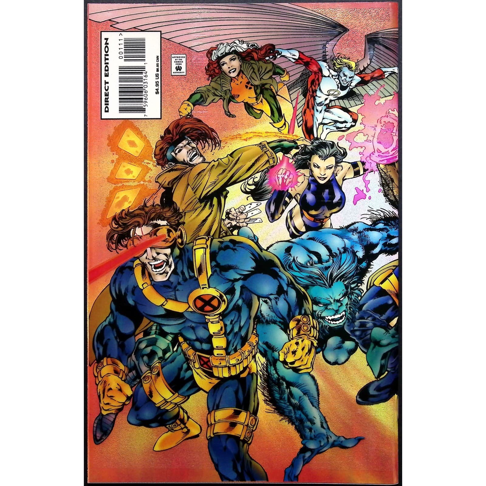 Marvel Comic Book 3x Lot X-Men Alpha Omega Prime Chromium Foil Age of Apocalypse - Thumbnail 3