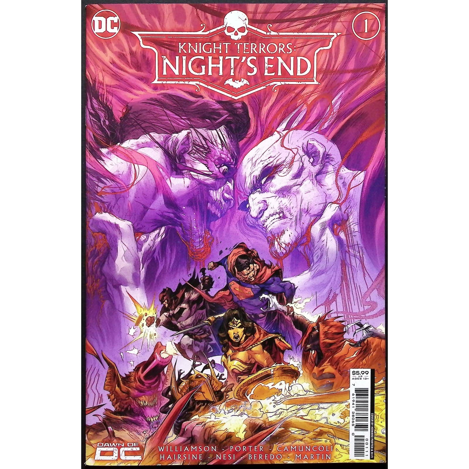 DC Comics Comic Lot Knight Terrors Batman First Blood Night's End #1 - Thumbnail 3