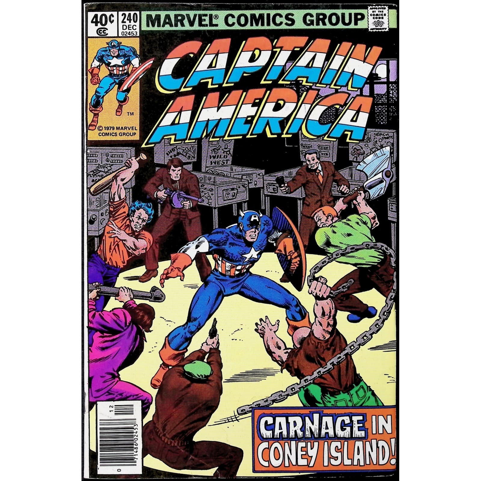 Captain America, Vol. 1 3X Comic Lot #240B 245B 246B Marvel Comics Newsstand - Thumbnail 2