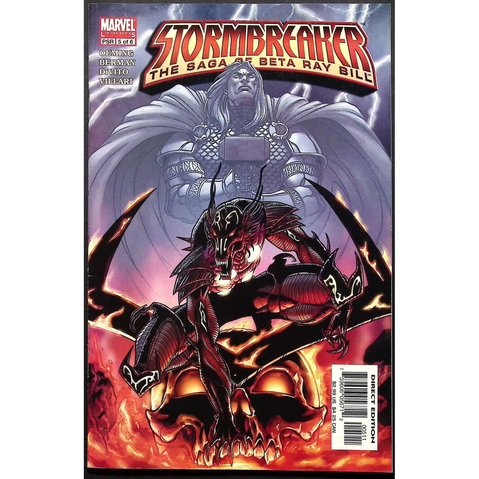 Stormbreaker Saga of Beta Ray Bill #2-5 Marvel 2005 1st Stardust Galactus NM- 4x - Thumbnail 5