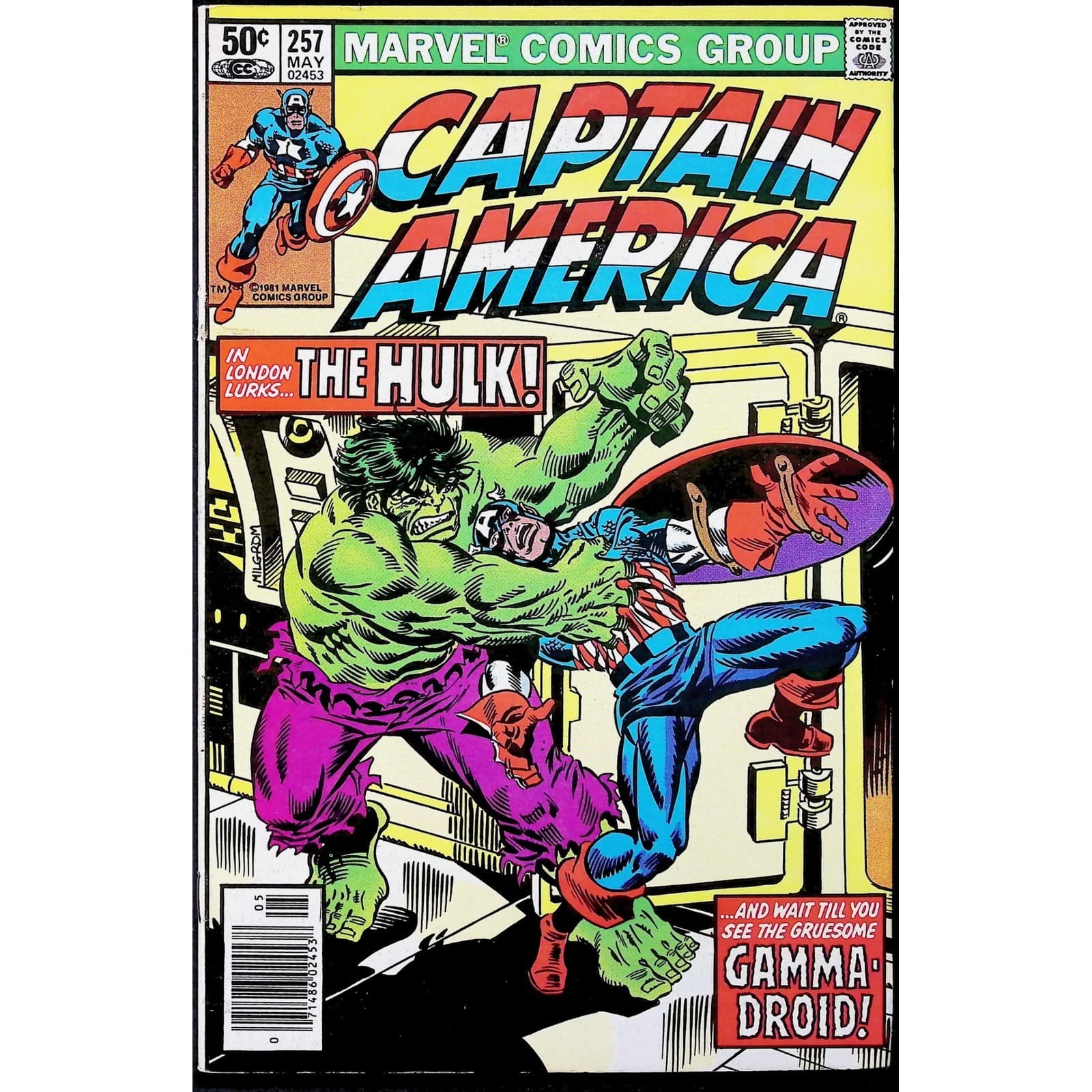 Captain America 4X Comic Lot #251 257 259 263 Newsstand Marvel Doc Ock Hulk - Thumbnail 4