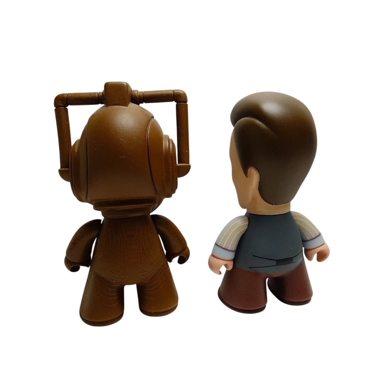 Doctor Who TITANS 11th Doctor Matt Smith Cyberman Vinyl Figure Lot BBC Collectib - Thumbnail 3