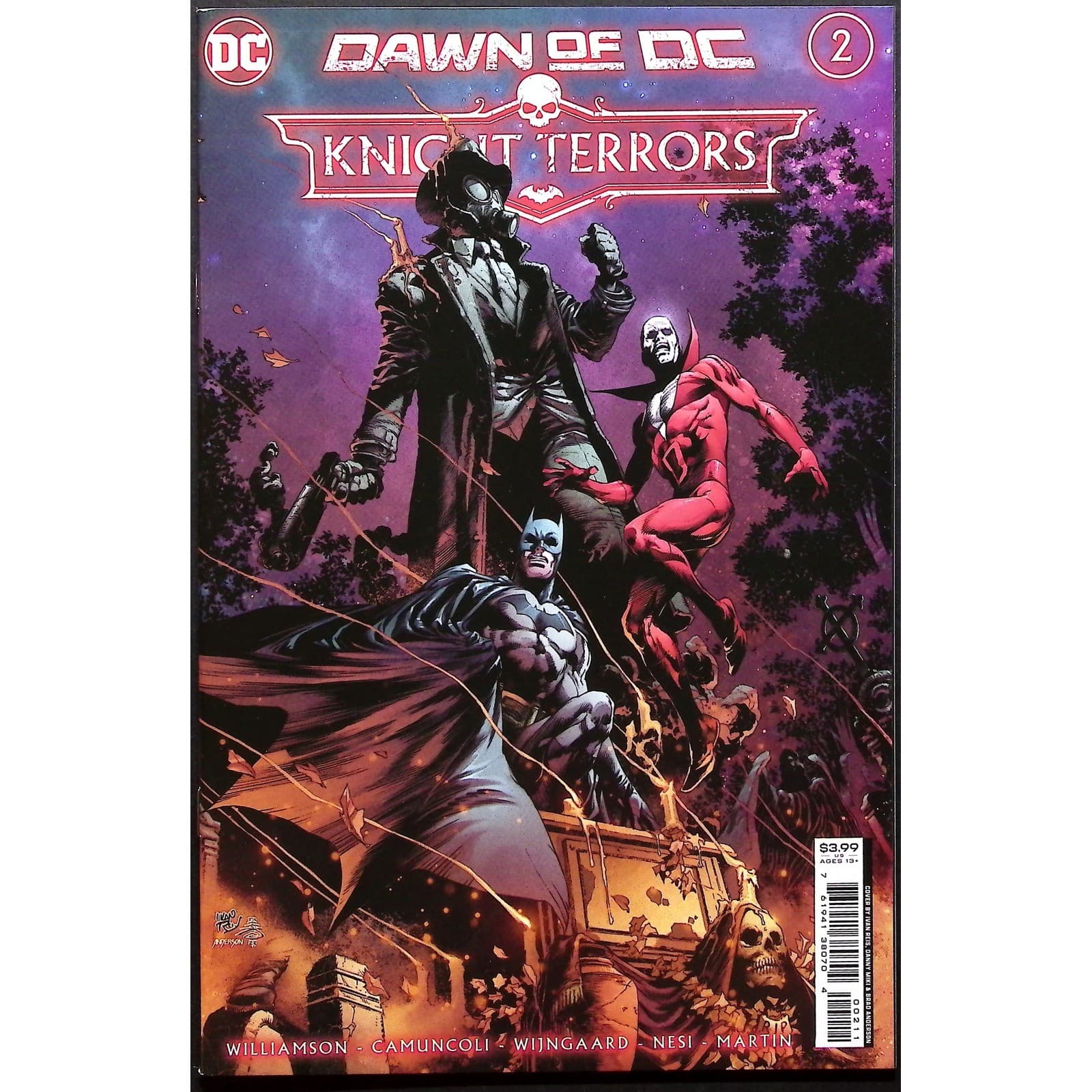 Knight Terrors #1-4 Complete Set DC Comics 2023 NM Ivan Reis Deadman Batman - Thumbnail 2