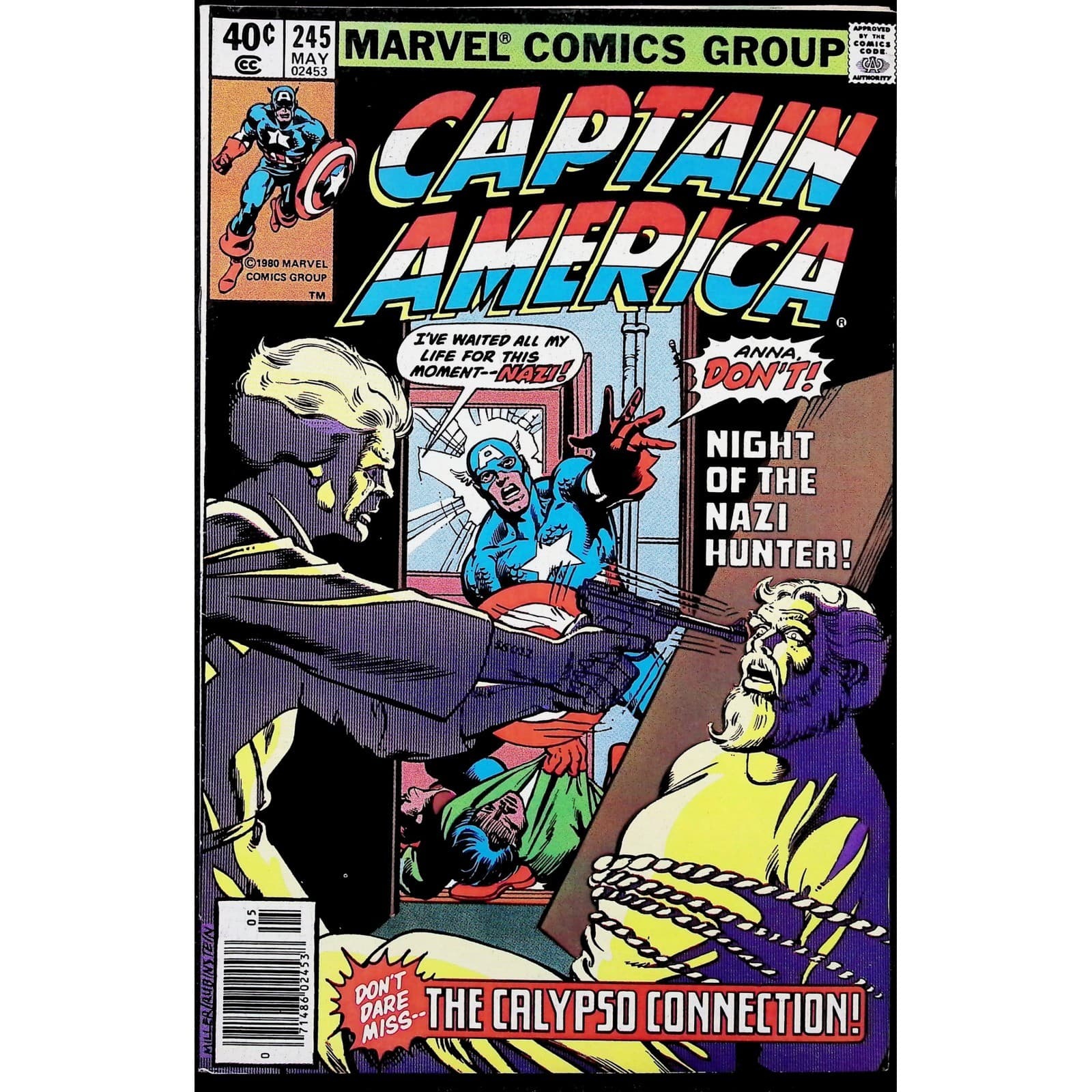 Captain America, Vol. 1 3X Comic Lot #240B 245B 246B Marvel Comics Newsstand - Thumbnail 4