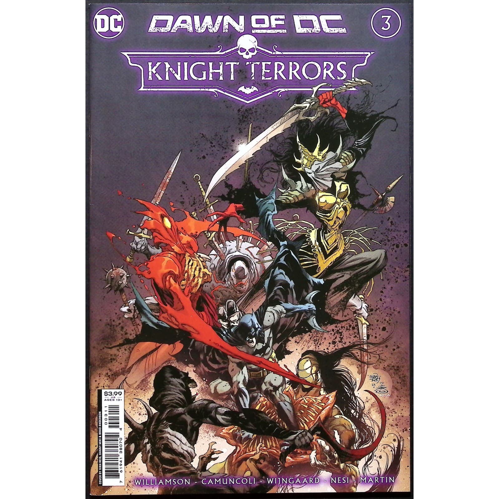 Knight Terrors #1-4 Complete Set DC Comics 2023 NM Ivan Reis Deadman Batman - Thumbnail 4