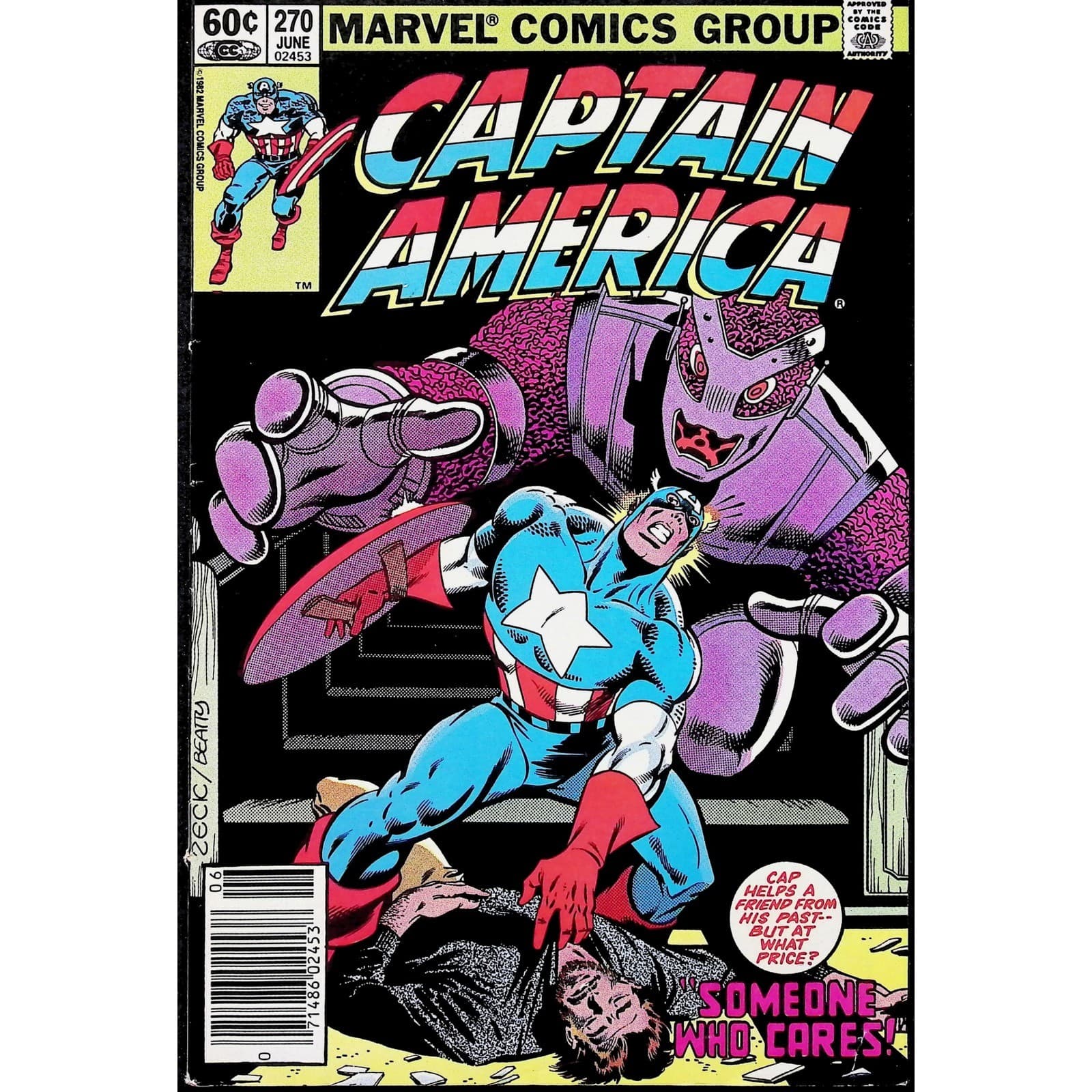 Captain America #265 267 270 3x Comic Lot Newsstand 1st Every-Man Spider-Man - Thumbnail 7
