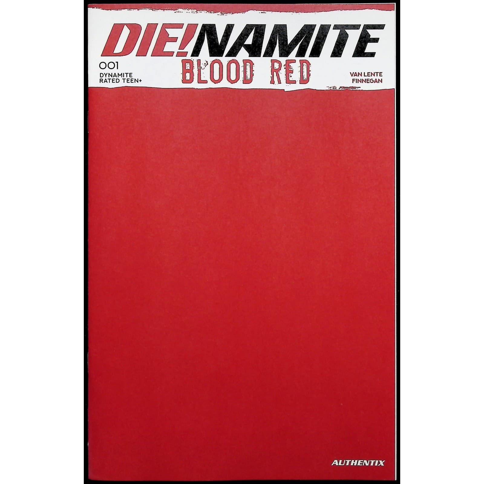 Dynamite Die!namite Blood Red 3x Comic Lot #1 4 Red Sonja Blank Sketch Covers - Thumbnail 3