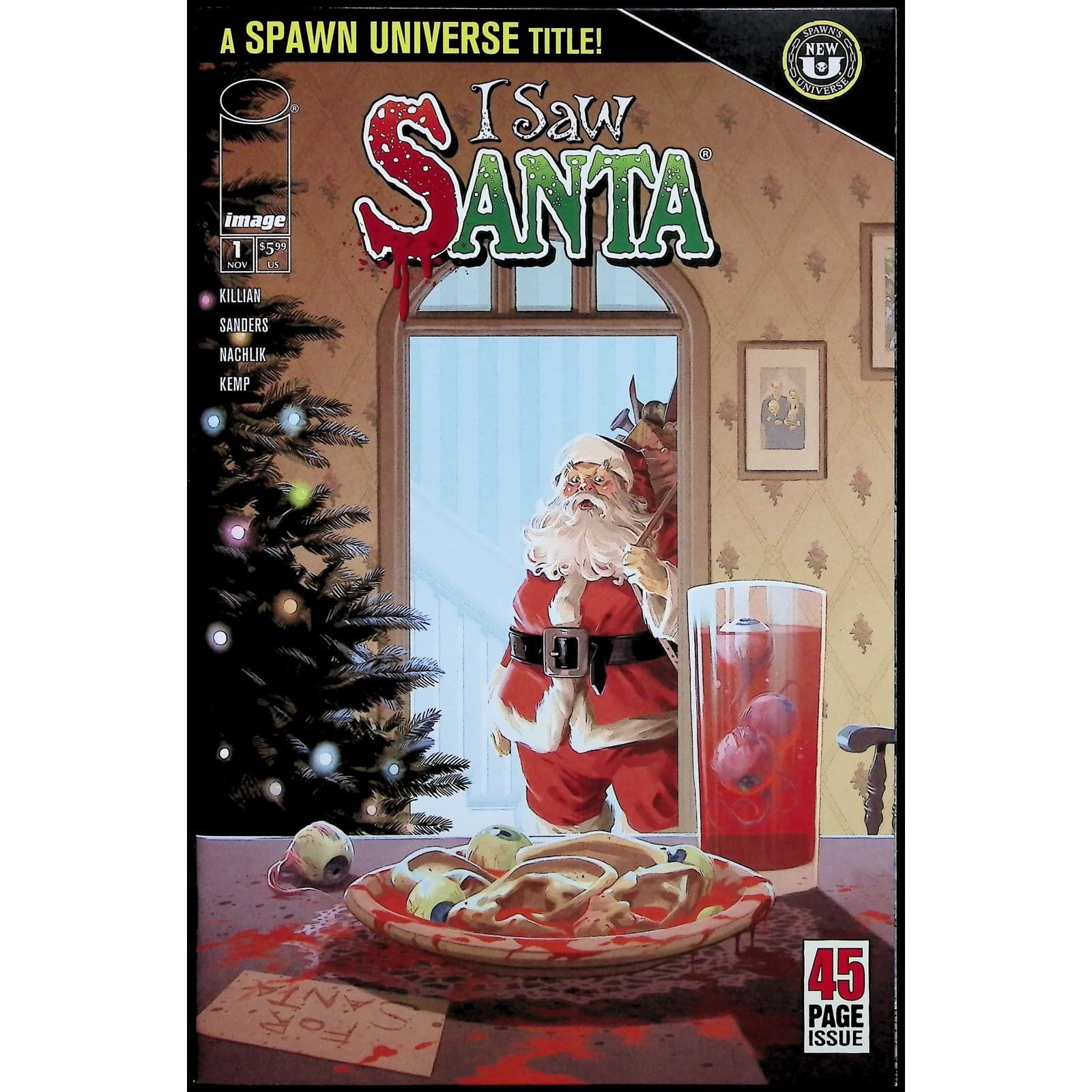 Image Comics Horror 4x Comic Lot Dread the Halls #1 I Saw Santa #1 2 Spawn No. 1 - Thumbnail 6