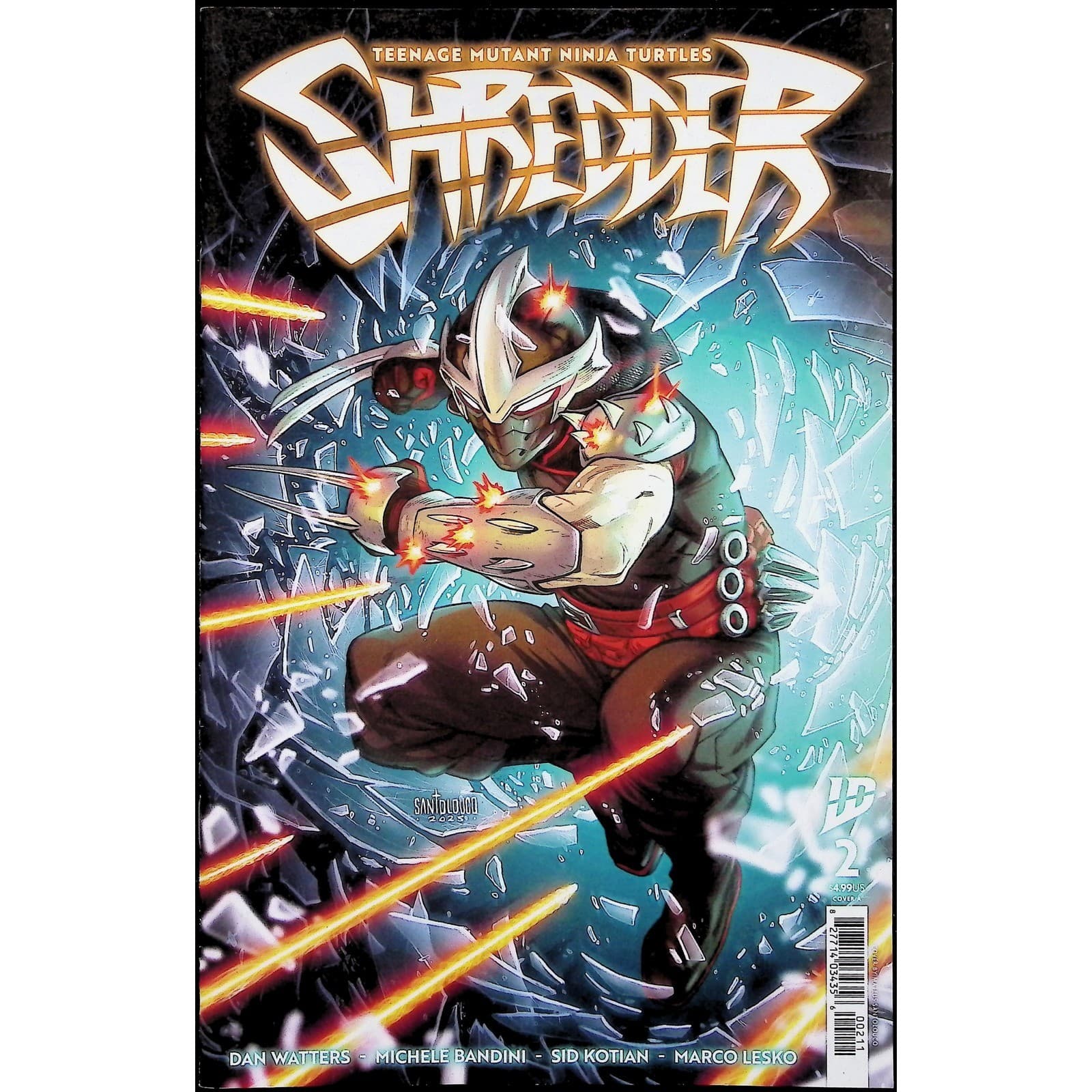 IDW Publishing Comic Lot TMNT Shredder #1 & 2 Santolouco Variants - Thumbnail 4