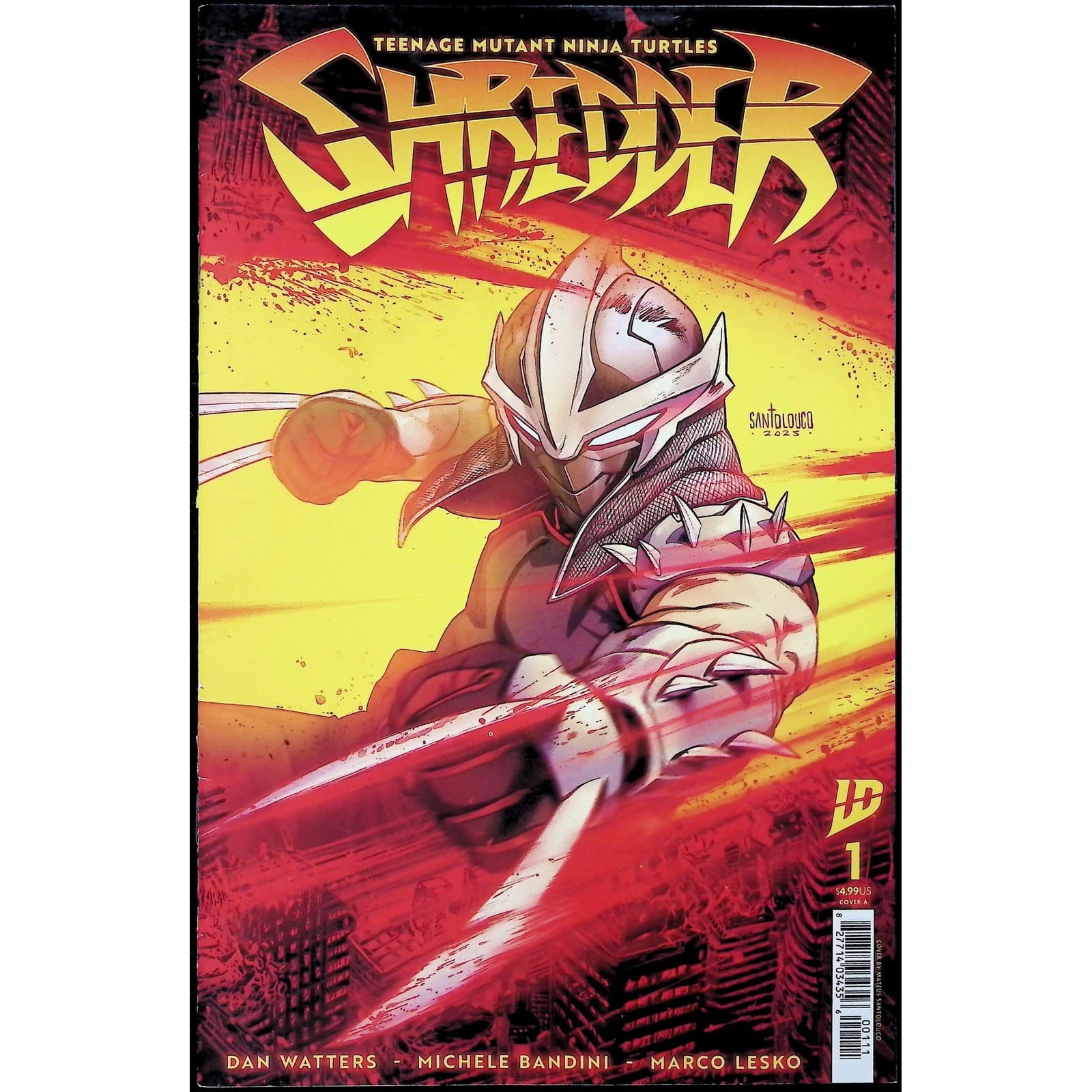IDW Publishing Comic Lot TMNT Shredder #1 & 2 Santolouco Variants - Thumbnail 2