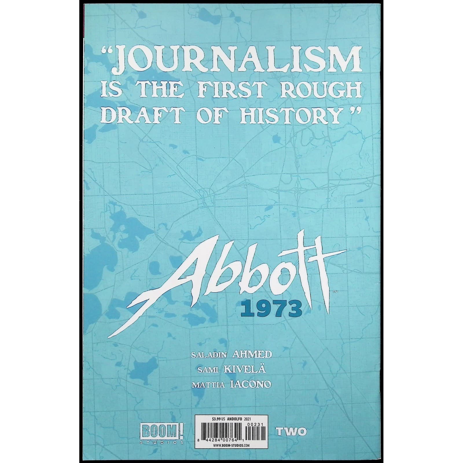BOOM! Studios Abbott 1973 No. 2 Mirka Andolfo Variant Cover Comic Book #1 - Thumbnail 2