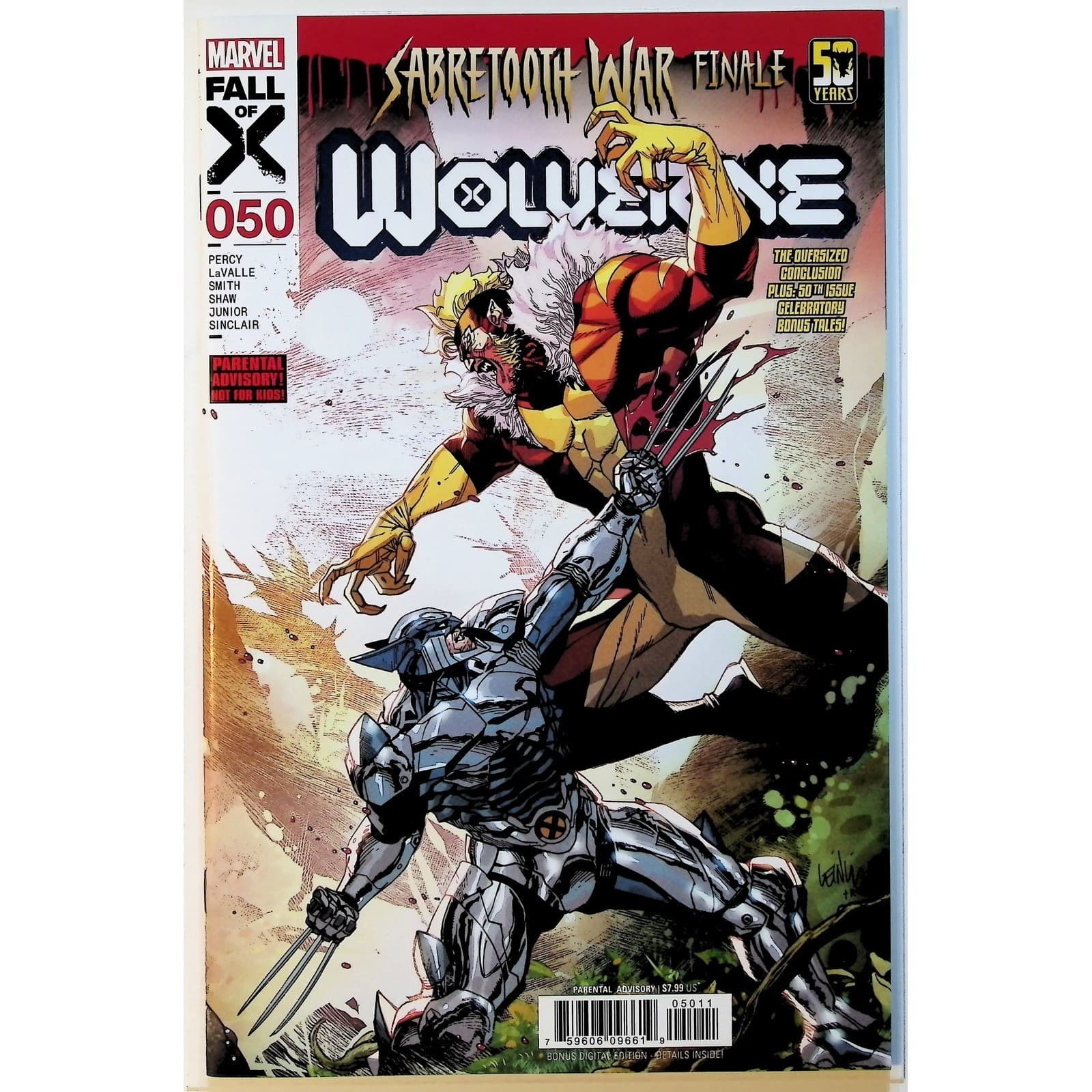 Wolverine 46-50 Sabretooth War Parts 6-10 (Marvel, 2024) X-Men Lot - Thumbnail 2