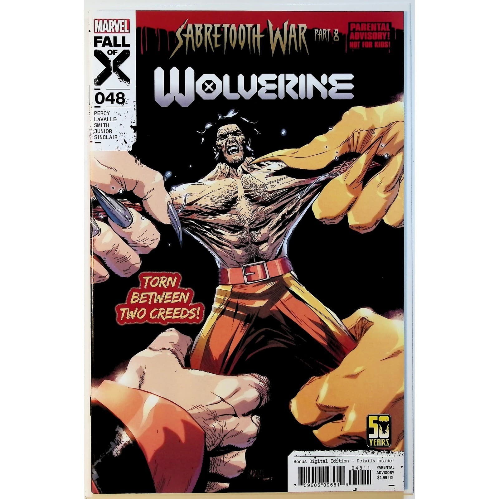 Wolverine 46-50 Sabretooth War Parts 6-10 (Marvel, 2024) X-Men Lot - Thumbnail 6