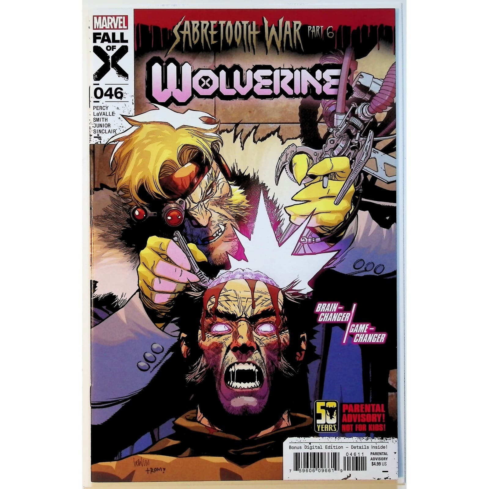 Wolverine 46-50 Sabretooth War Parts 6-10 (Marvel, 2024) X-Men Lot - Thumbnail 3