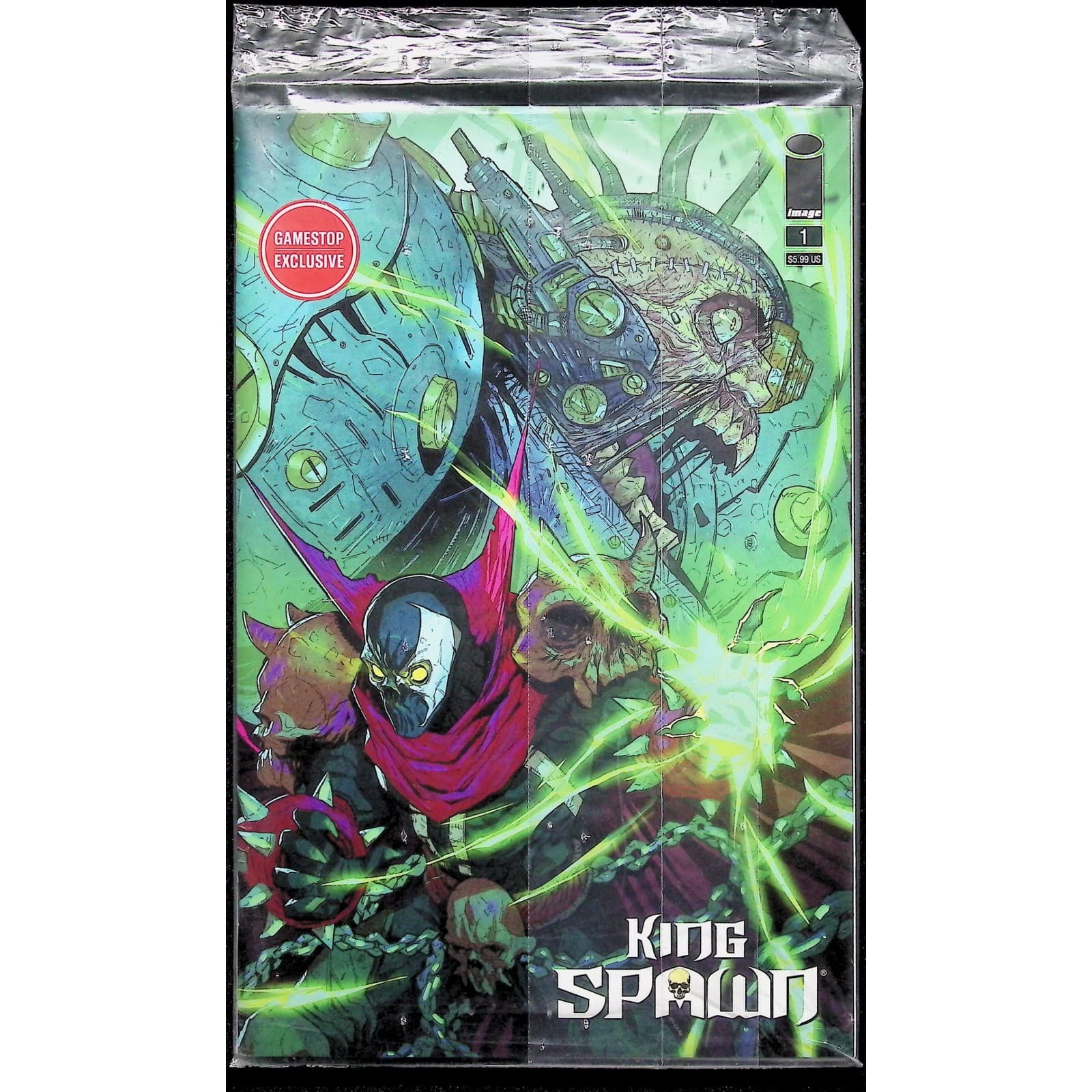 King Spawn #1 GameStop Exclusive #51 Variant Todd McFarlane 2x Comic Lot - Thumbnail 2