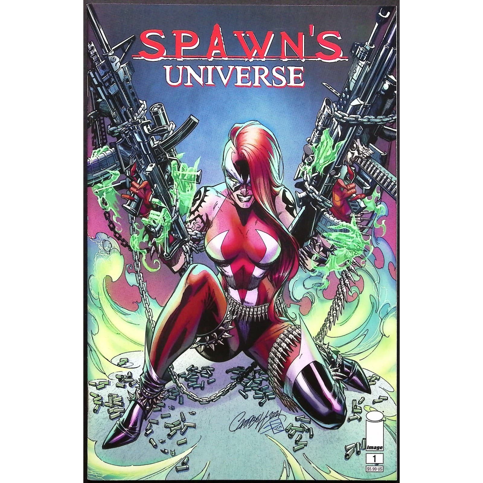Spawn #308 Spawn's Universe 1 Image 2021 Campbell Lashley Variant NM Lot - Thumbnail 3