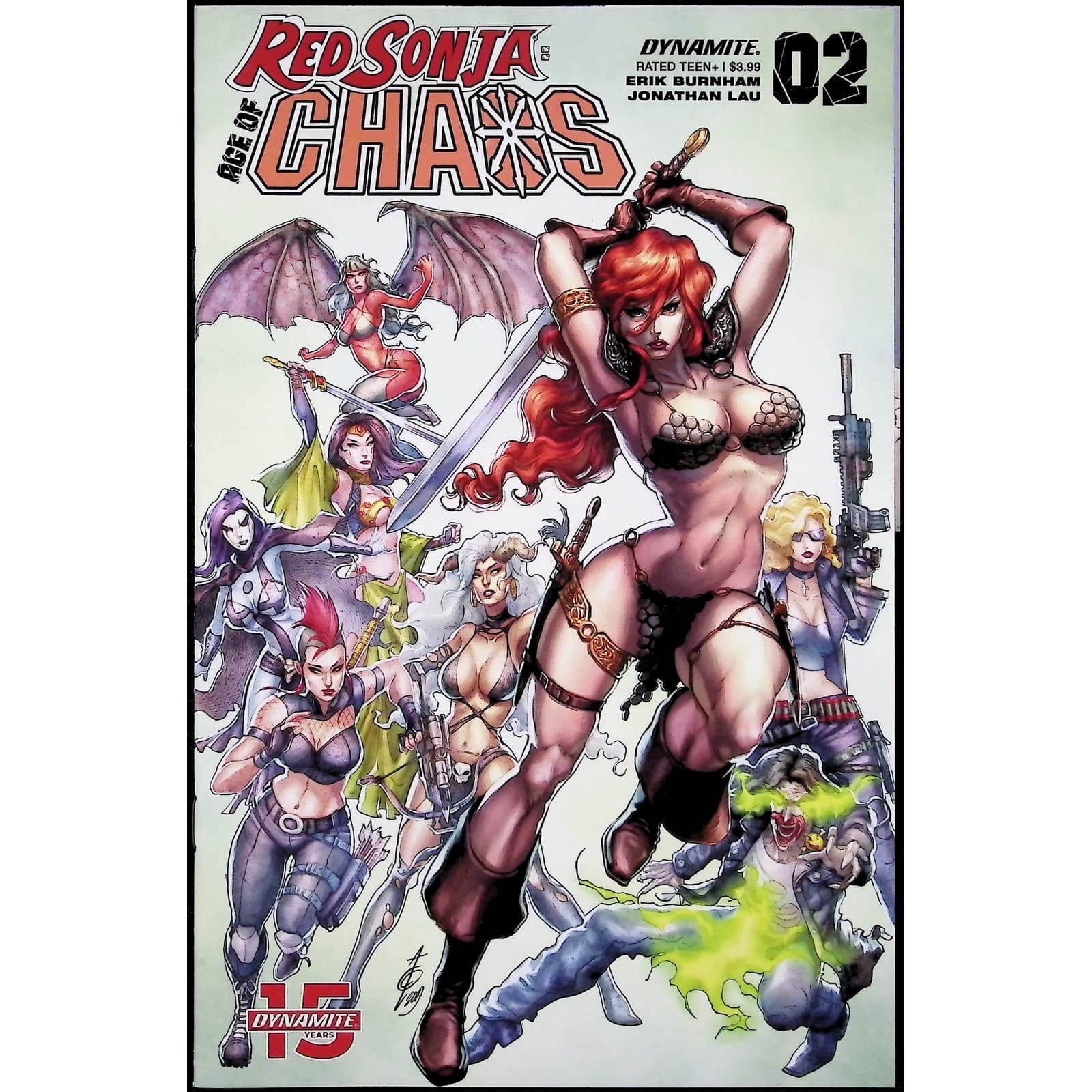 Red Sonja #1 12 Invincible 1 Superpowers 5 Age of Chaos Dynamite 5x Lot - Thumbnail 3