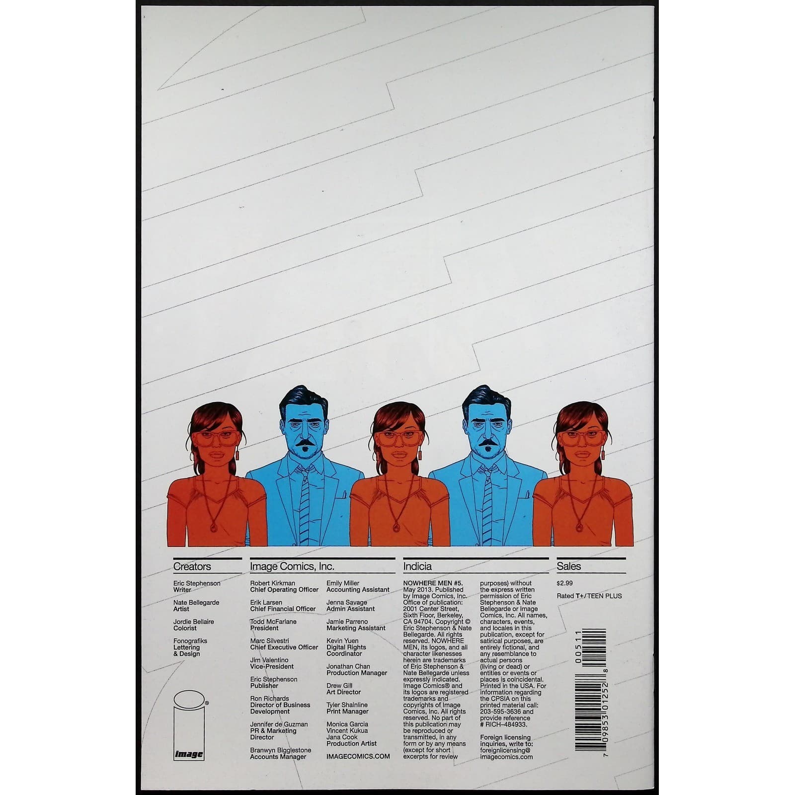 Nowhere Men #2-5 7 9 Image Comics 2013 Eric Stephenson Nate Bellegarde 6x Lot NM - Thumbnail 9
