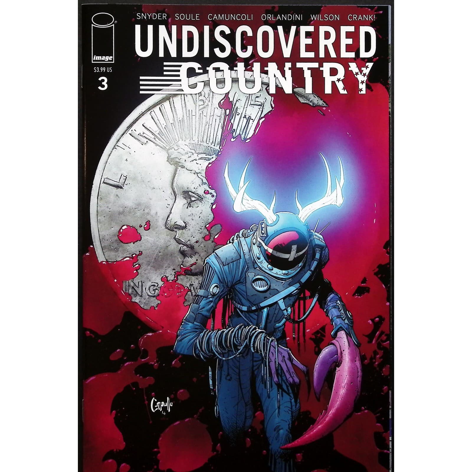 Undiscovered Country #2 3 Image Snyder Soule Greg Capullo Variant 3x Comic Lot - Thumbnail 2
