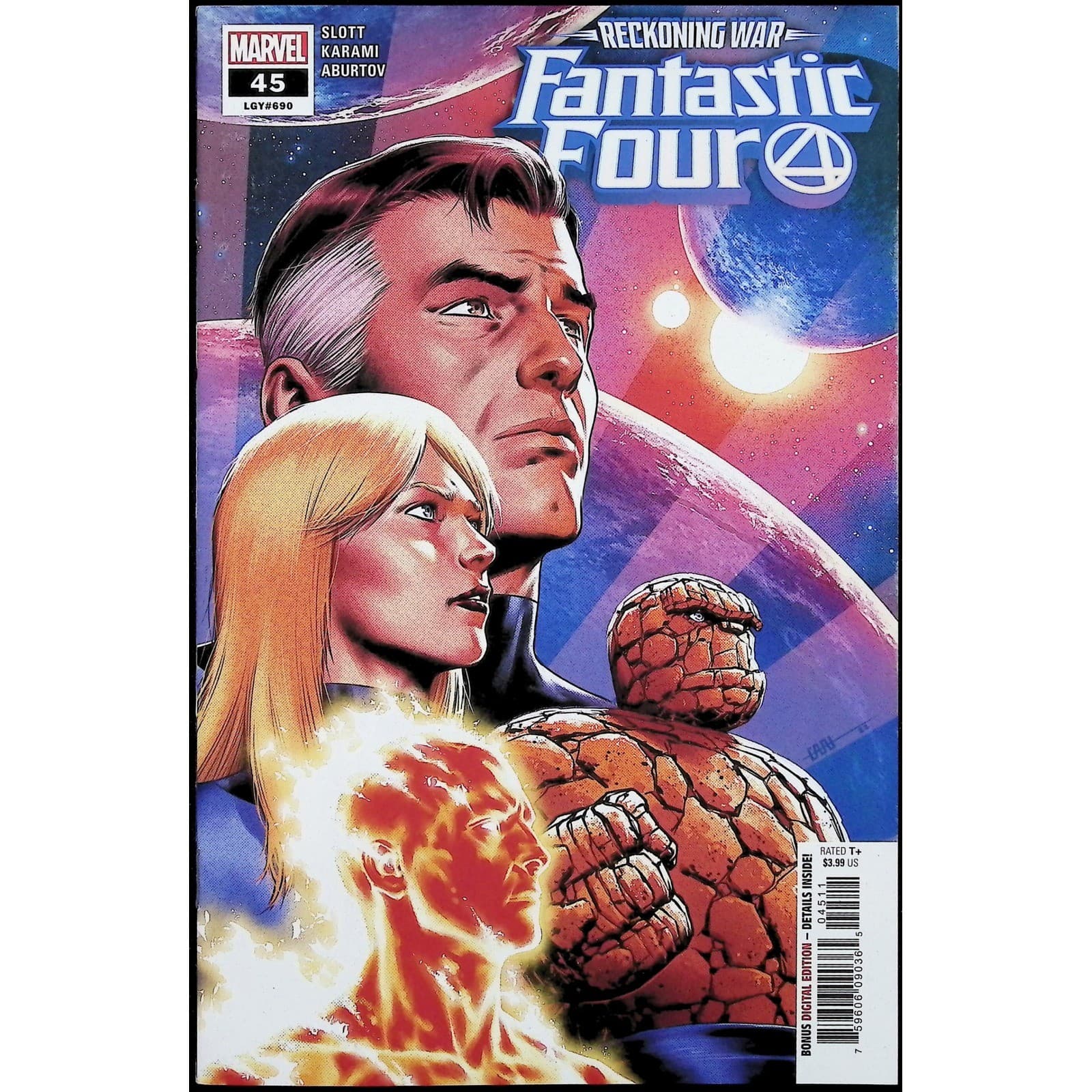Marvel Comic Lot Fantastic Four Reckoning War #1 45 Alpha 1 Prodigal Sun - Thumbnail 3