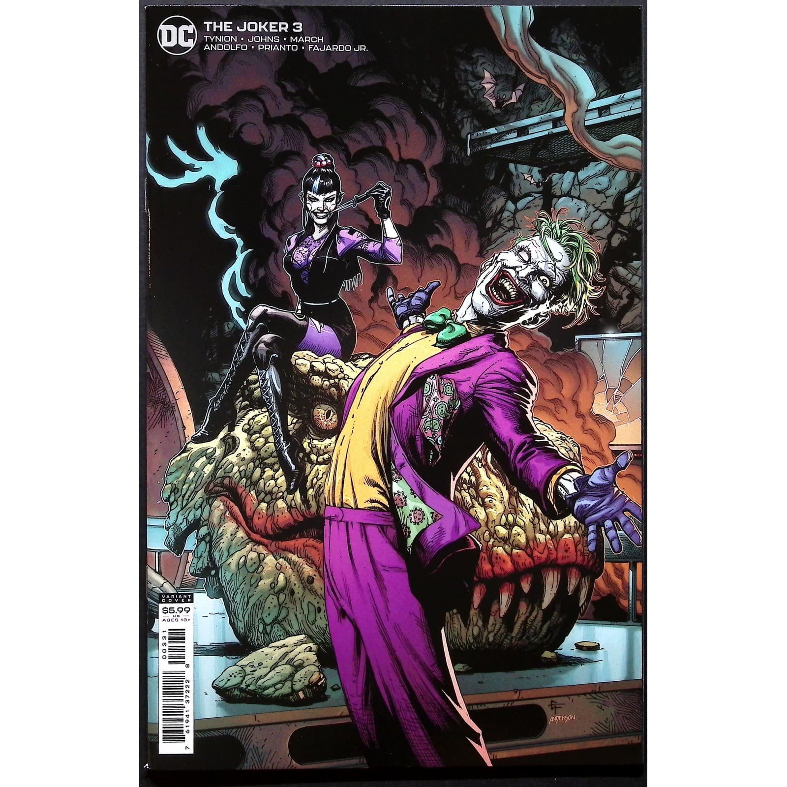 The Joker #2 3 2021 3x DC Comics Lot Punchline Variant Lot NM James Tynion - Thumbnail 3