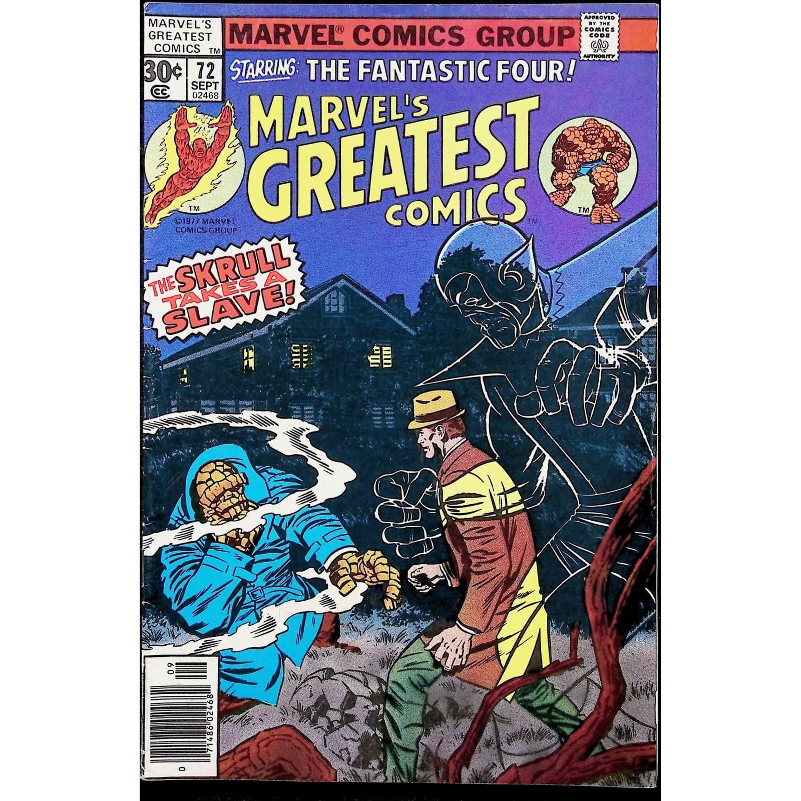 Marvel Comic 4x Lot Marvel's Greatest #72 74 75 Marvel Two-In-One 35 Newsstand - Thumbnail 2