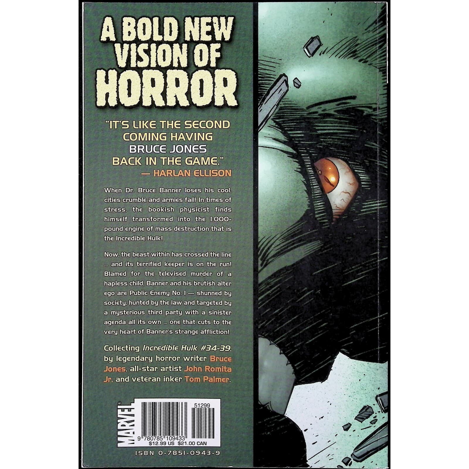 Incredible Hulk Return of the Monster Kaare Andrews Marvel Comic TPB - Thumbnail 2