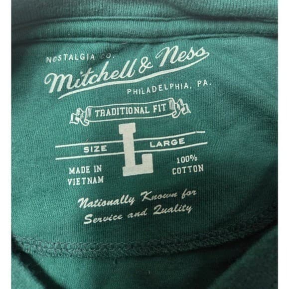 Mitchell & Ness T-Shirt Boston Celtics Green Hardwood Classics Large - Thumbnail 9