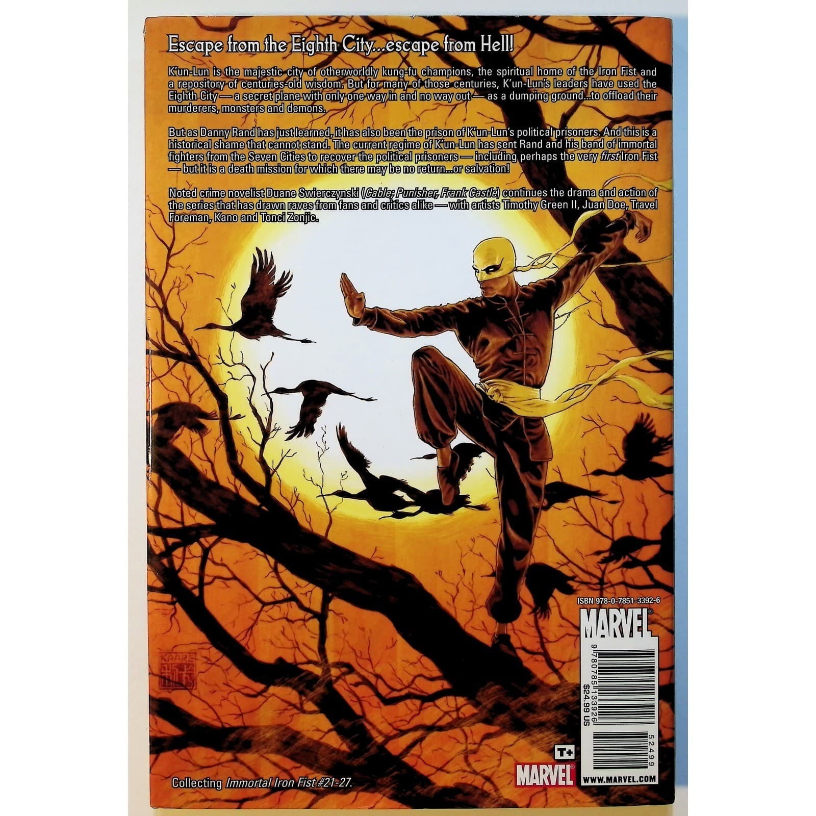 The Immortal Iron Fist HC Vol. 5 Escape from the Eighth City Marvel - Thumbnail 2