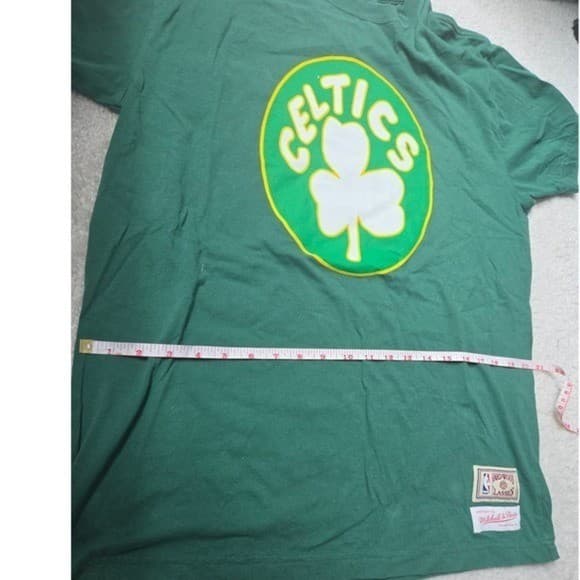 Mitchell & Ness T-Shirt Boston Celtics Green Hardwood Classics Large - Thumbnail 3