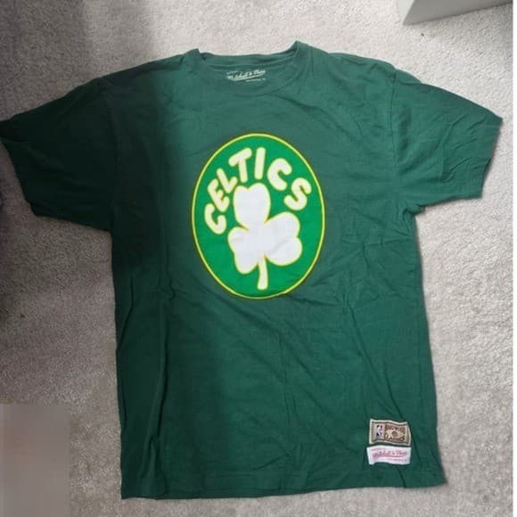 Mitchell & Ness T-Shirt Boston Celtics Green Hardwood Classics Large - Thumbnail 7