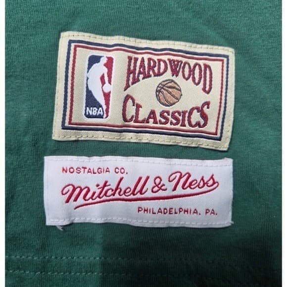 Mitchell & Ness T-Shirt Boston Celtics Green Hardwood Classics Large - Thumbnail 8