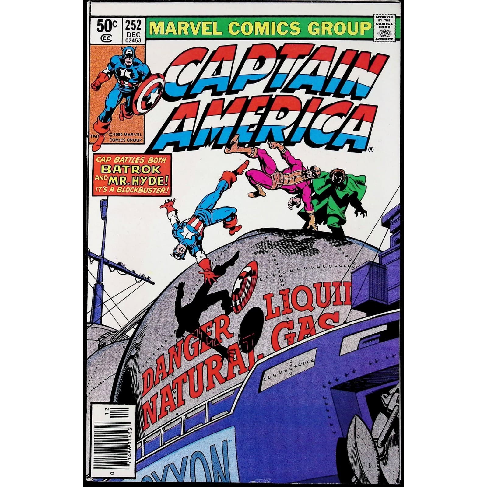 Captain America 2X Comic Lot #252 253 Newsstand Joseph Chapman Kenneth Crichton - Thumbnail 2