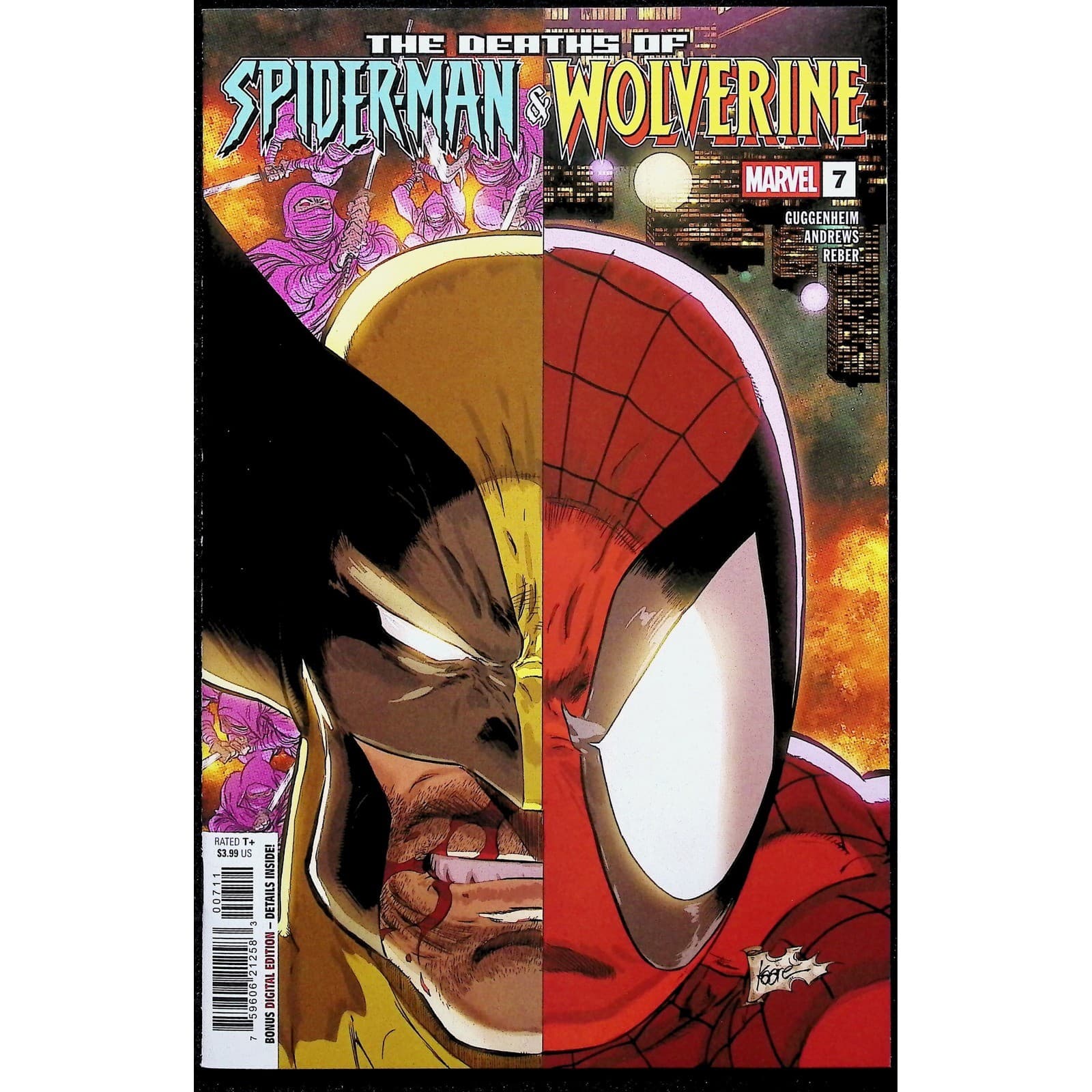 Spider-Man & Wolverine 3 Zeck Homage 7 Logan Black White Blood #1 3x Comic Lot - Thumbnail 3