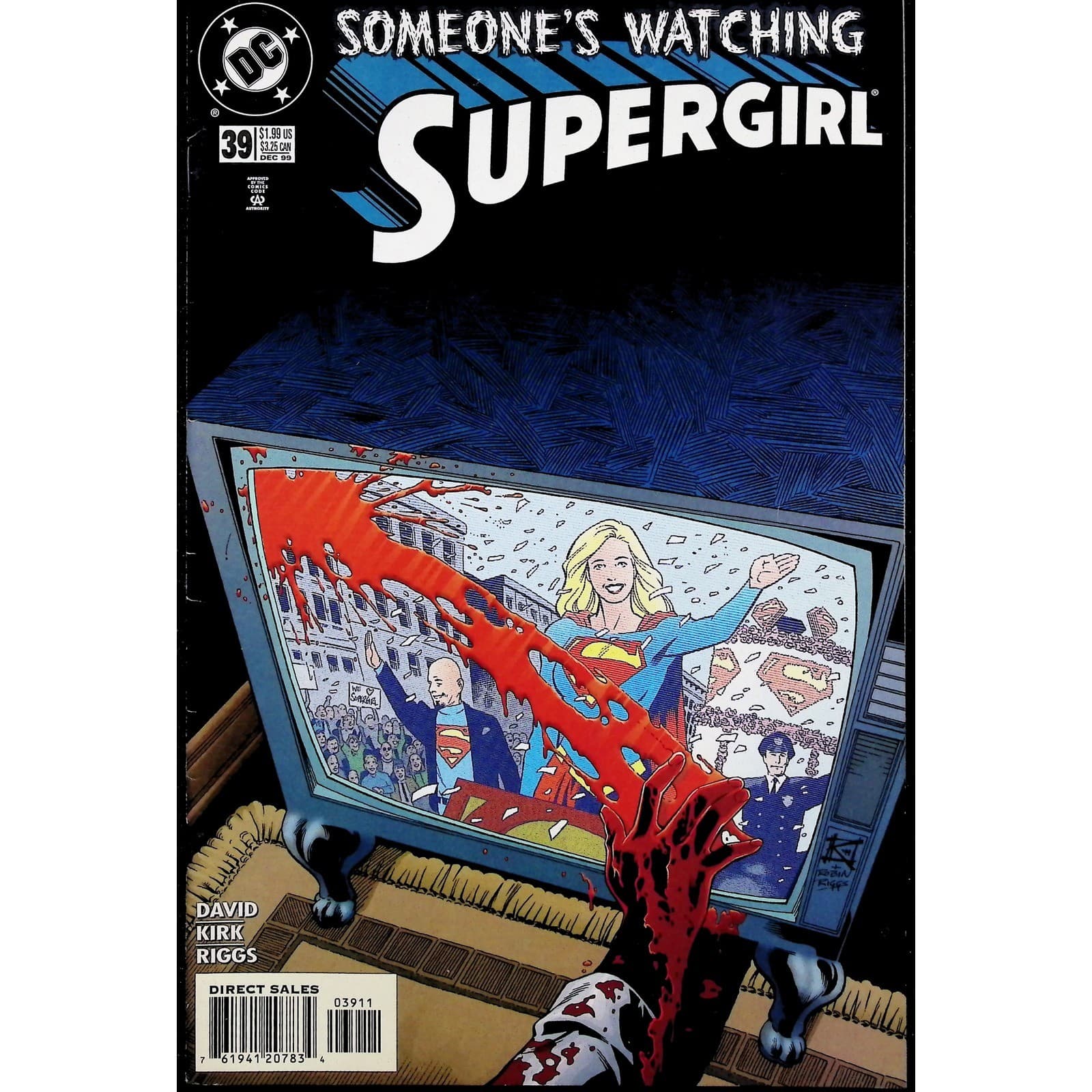 DC Comics Supergirl 2x Comic Lot #31 39 Leonard Kirk Robin Riggs - Thumbnail 4
