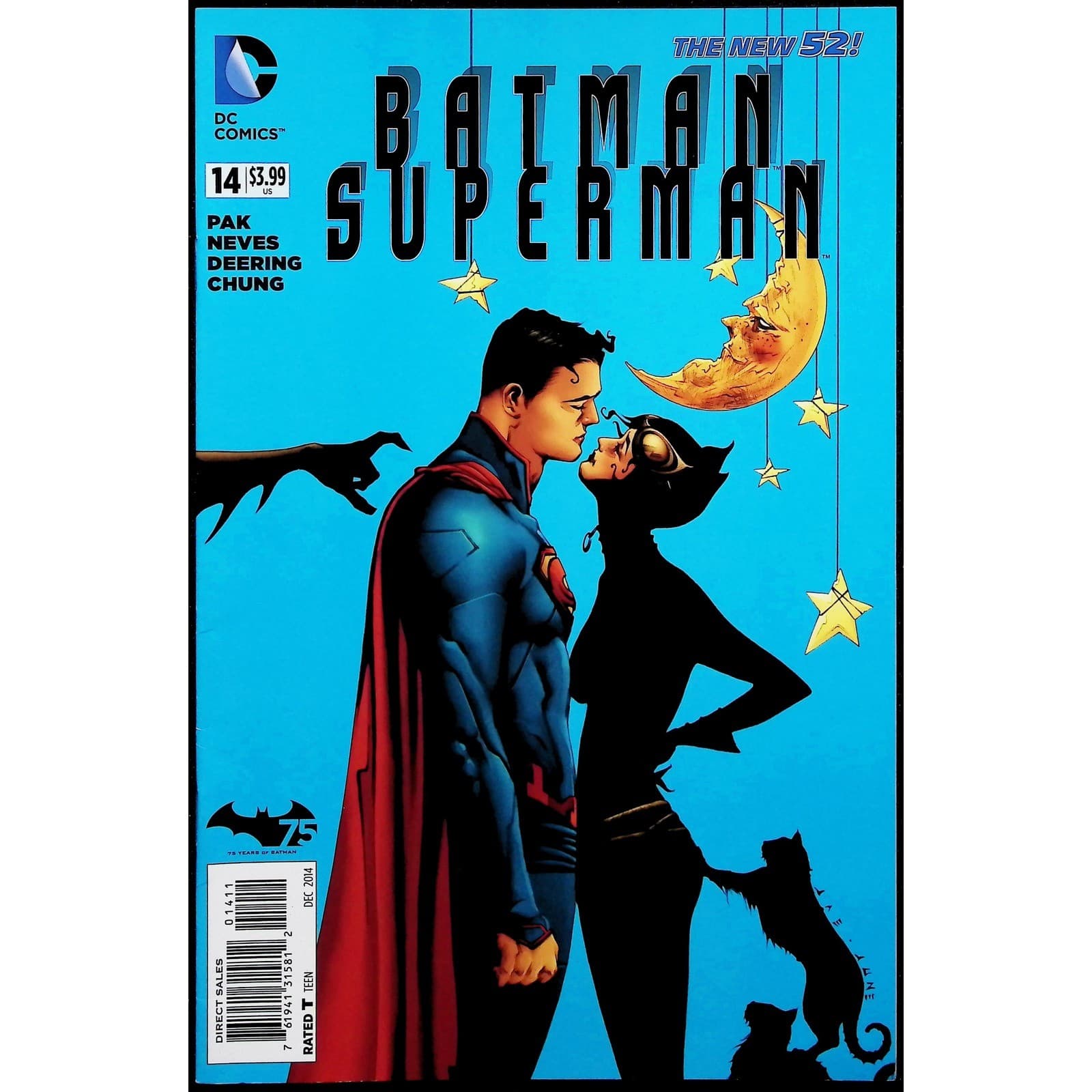 Batman Superman #14 75th Anniversary Variant World's Finest #18 1:25 Colon NM - Thumbnail 2