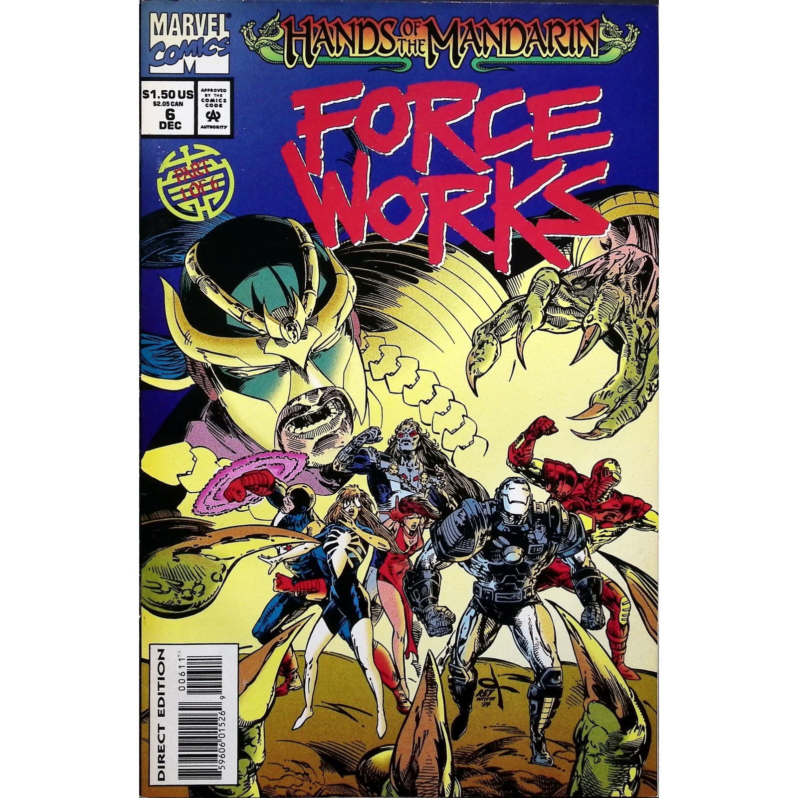Marvel Comic Lot Force Works No. 1-9 Iron Man Scarlet Witch #1 - Thumbnail 5