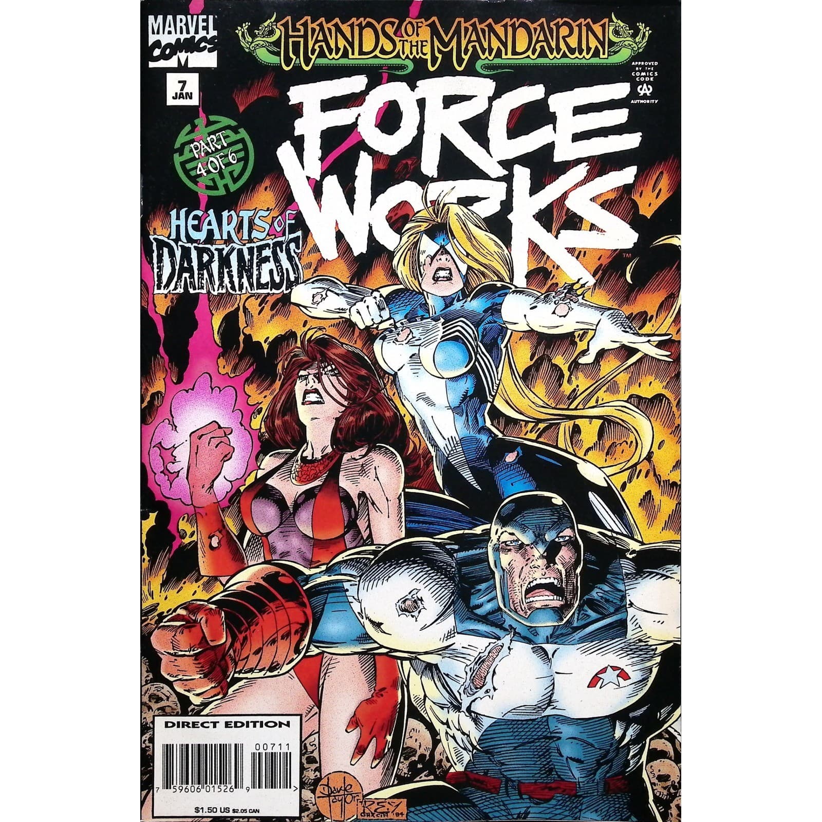 Marvel Comic Lot Force Works No. 1-9 Iron Man Scarlet Witch #1 - Thumbnail 6